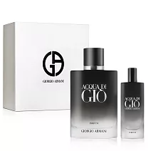 GIORGIO ARMANI 寄情水男性香精禮盒(香精100ml+小香15ml)