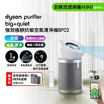 【雙11狂歡慶】Dyson戴森 Purifier Big+Quiet 強效極靜空氣清淨機 BP02  白色及柔霧銀