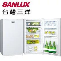 【SANLUX台灣三洋】97公升一級能效單門小冰箱 (SR-V97A)