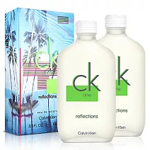 Calvin Klein 凱文克萊 CK One 光影之夏限量版中性淡香水(100ml)X2入