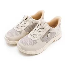 MOONSTAR月星 EZGO鞋拔秒穿休閒鞋 JP23 奶茶