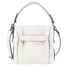 LONGCHAMP 3D系列小牛皮兩用包(小) 白