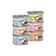 Natural Kitty 自然小貓 - 98%動物性蛋白質主食罐系列｜綜合口味混搭箱購｜70gx24