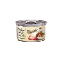 Natural Kitty 自然小貓 - 98%動物性蛋白質主食罐系列｜鮪魚佐雞肉口味｜70gx24
