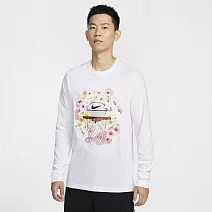 NIKE AS M NK TEE LS M90 OC 2 SP25 男長袖上衣-HJ3349100 M 白色