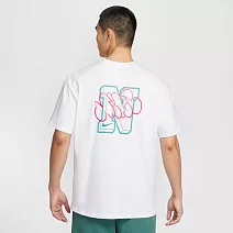 NIKE AS M NK TEE M90 NAOS 1 男短袖上衣-HJ3407100 M 白色