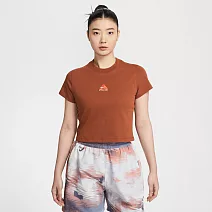 NIKE AS W ACG DF BABY LUNGS SS 女短袖上衣-HM6085245 XS 棕色