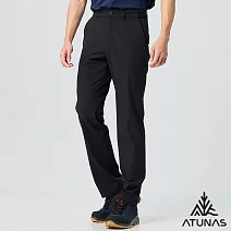 【ATUNAS 歐都納】男款都會彈性長褲/防曬涼感/大尺碼A1PA2524M- M 黑