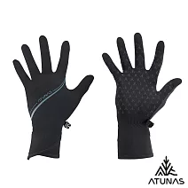 【ATUNAS歐都納】冰絲涼感防曬觸控手套A1AGGZ03N- M 黑