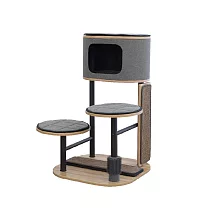 【Petpals】現代簡約工業風-4層跳台(貓跳台/貓窩/貓爬架/貓抓柱)