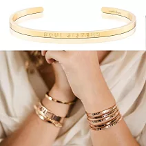 MANTRABAND 美國悄悄話 Soul Sisters 閨密好姊妹 金色無墨字款