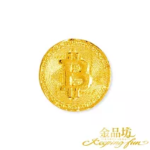 【金品坊】黃金金豆迷你比特幣金豆 (贈存金許願瓶)