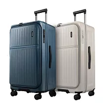 cctogo ∣ 26吋+26吋立可開煞車旅箱 多色選 26吋 月光米＋26吋煙幕藍