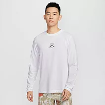 NIKE AS M NK DF TEE LS TRAIL SSNL 男 長袖上衣-HJ3602100 S 白色