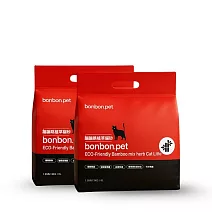 蹦蹦跳 植萃環保貓砂/ 鮮竹&艾草(6L/包)- 2包組