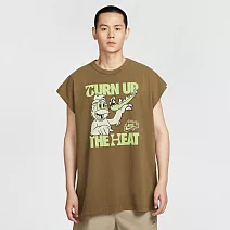 NIKE AS U NSW TEE SLVLS HOT ONES 男背心上衣-HQ9255235 L 棕色