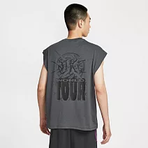 NIKE AS M NK DF SL TOP STREET 男背心上衣-HV1889060 M 灰色