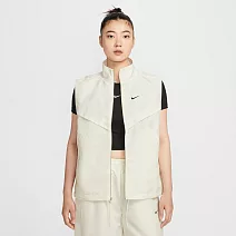NIKE AS W NSW NK LIQ SHINE VEST 女休閒背心-HV2473133 M 白色