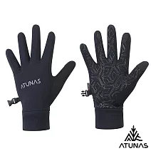 【ATUNAS 歐都納】保暖觸控手套A2AG2503- 黑-M
