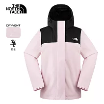 The North Face W SANGRO DRYVENT JACKET 2.0 - AP 女防水外套-NF0A8DX8E93 L 黑粉色