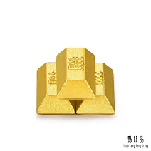 【點睛品】珍藏金磚造型小金豆3塊 (0.78錢/3克)_計價黃金