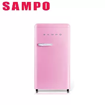 SAMPO聲寶99公升定頻單門冰箱SR-C10(P)粉彩紅