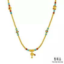 【點睛品】祈福轉經筒 黃金項鍊_計價黃金