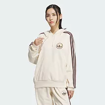 ADIDAS SPO HOODIE 女 連帽上衣-JC6853 XL 米白色