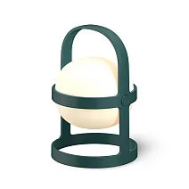 Rosendahl Soft Spot Circular 柔煦 太陽能充電 LED 提燈 （森林綠、中）