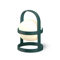 Rosendahl Soft Spot Circular 柔煦 太陽能充電 LED 提燈 （森林綠、小）