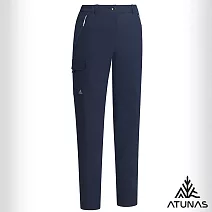 【ATUNAS 歐都納】女款石墨烯刷毛防水保暖長褲/大尺碼A1PA2536W- S 黑