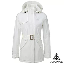 【ATUNAS 歐都納】女款GORE-TEX 2L 防水防風透氣石墨烯纖維單件式外套/大尺碼A1GT2512W- S 白
