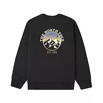 The North Face M MOUNTAIN CREW GRAPHIC - AP 男大學T-NF0A8F0KJK3 3XL 黑色