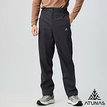 【ATUNAS 歐都納】男款保暖刷毛防水長褲/大尺碼/A8PA2533M- M 黑