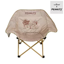 【BLACK HAMMER】SNOOPY摺疊休閒月亮椅- 營火晚會