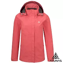 【ATUNAS 歐都納】女款GORE-TEX PACLITE防水透氣+保暖羽絨兩件式外套/大尺碼A2GT2519W- S 莓果紅