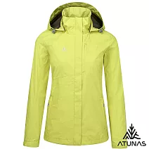 【ATUNAS 歐都納】女款GORE-TEX PACLITE防水透氣+保暖羽絨兩件式外套/大尺碼A2GT2519W- M 黃綠