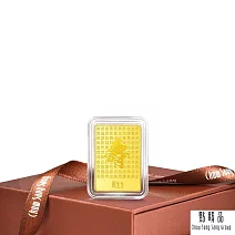 【點睛品】壽山福海 珍藏黃金金片 1.33錢_計價黃金(5克)