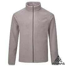 【ATUNAS 歐都納】男款經典刷毛抗風保暖外套/大尺碼A2GA2522M- M 淺棕