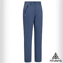 【ATUNAS 歐都納】女款CORDURA耐磨透氣彈性長褲/防潑水涼感登山褲/大尺碼A1PAGZ05W- S 冷冽藍