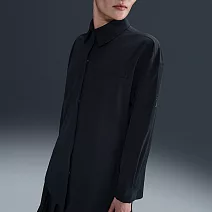 NIKE AS W NK 24.7 DF LS SHIRT WVN 女長袖襯衫-HQ0237010 L 黑色