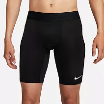 NIKE AS M NP DF LONG SHORT 男緊身短褲-FB7964010 L 黑色