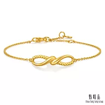 【點睛品】網路獨家款 夢想軌跡 黃金手鍊_計價黃金