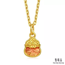 【點睛品】網路獨家款 聚財福袋 黃金吊墜_計價黃金
