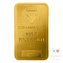 路森金飾 黃金金條(Germania Mint 日耳曼鑄幣廠 9999國際金條1克)