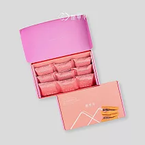 (下單後6個工作天出貨)【簡單李】非蔓不食9入裝1盒(紅寶石蔓越莓奶油夾心餅)