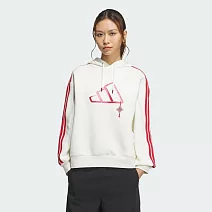 ADIDAS CW HOODY 女 連帽上衣-JZ1638 L 白色