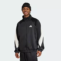 ADIDAS M STADIUM TT 男 休閒外套-JN1821 M 黑色
