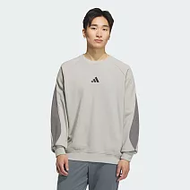 ADIDAS ST STADIUM CREW 男 長袖上衣-KB9137 M 灰色