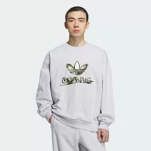 ADIDAS SWEAT CREW 男 圓領套頭衫-KC0117 S 灰色
